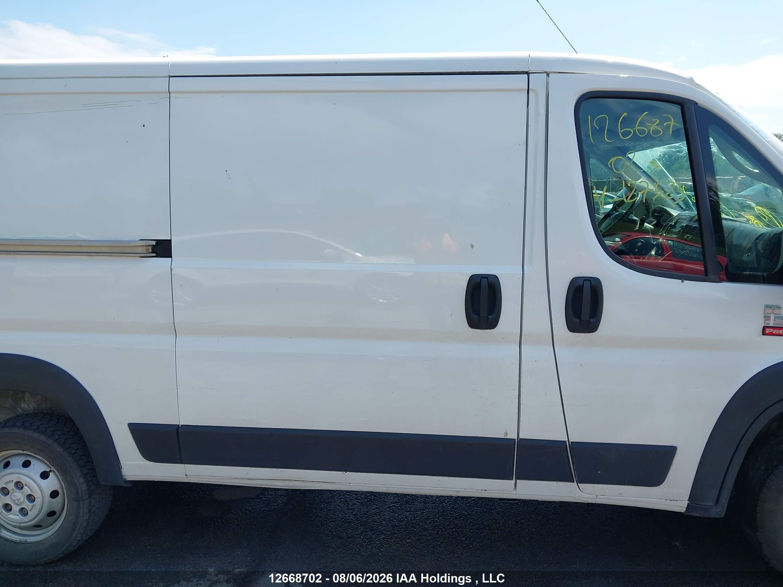 2020 RAM PROMASTER 1500 LOW ROOF 136 IN. WB