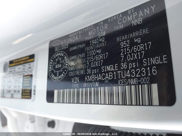2026 HYUNDAI KONA ESSENTIAL AWD