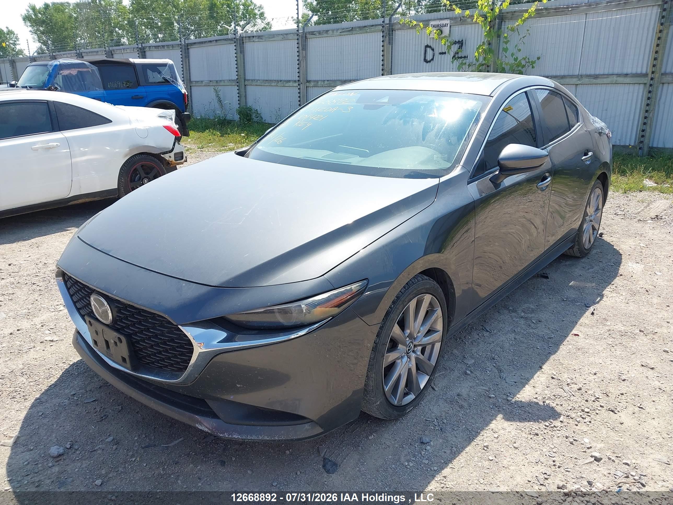 2019 MAZDA MAZDA3 GT — I2