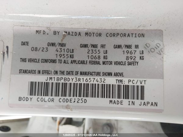 2024 MAZDA 3 GT