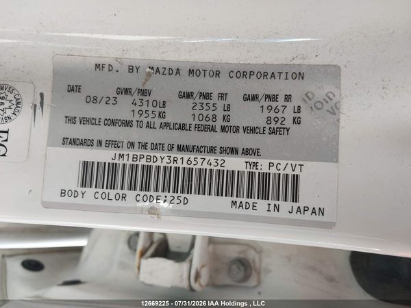 2024 MAZDA 3 GT