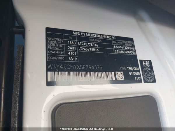 2025 MERCEDES-BENZ SPRINTER 2500 907 (VS30)