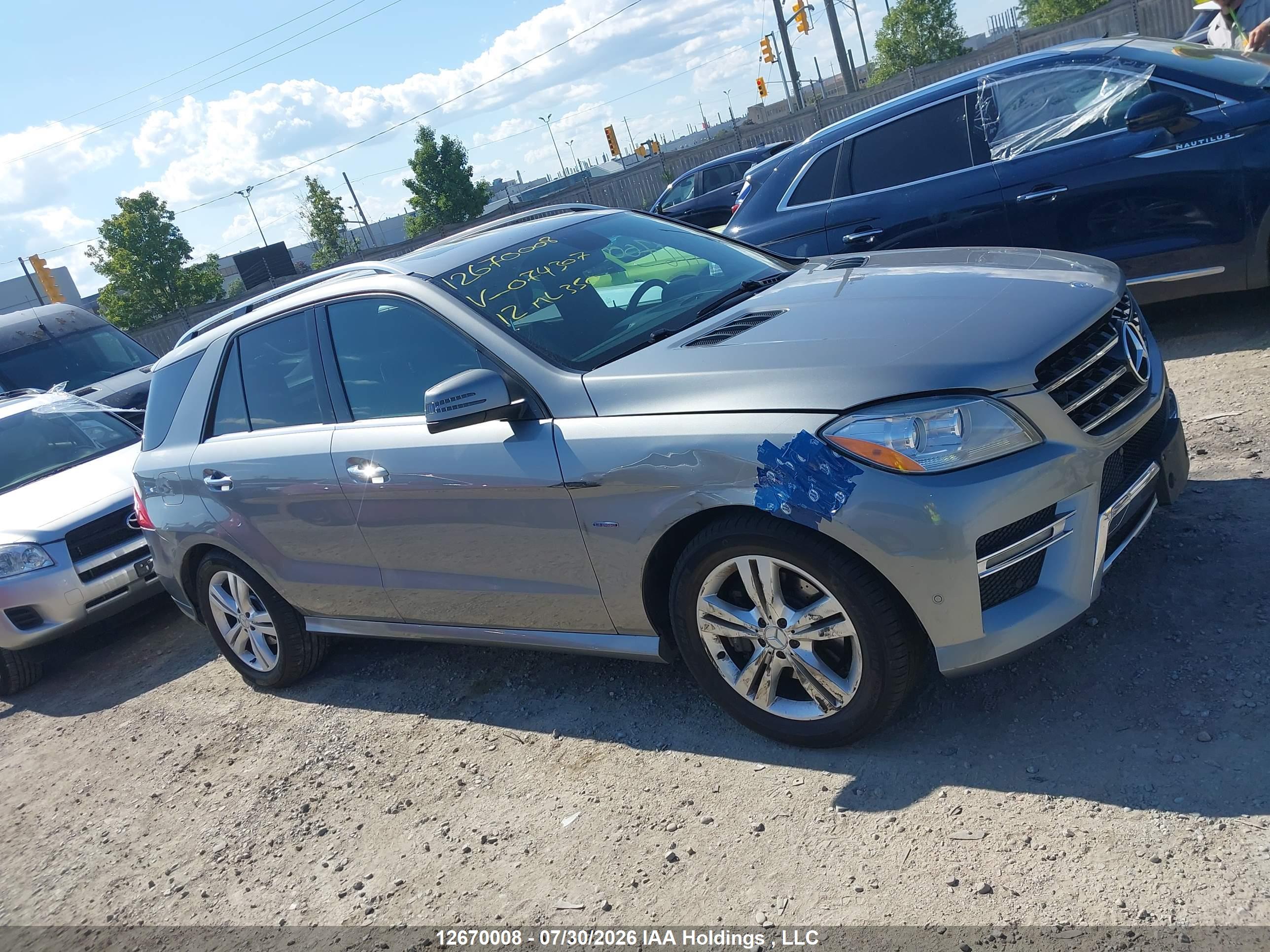 2012 MERCEDES-BENZ ML 350 BLUETEC 4MATIC