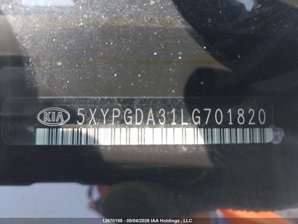 2020 KIA SORENTO L, LX, S — I19