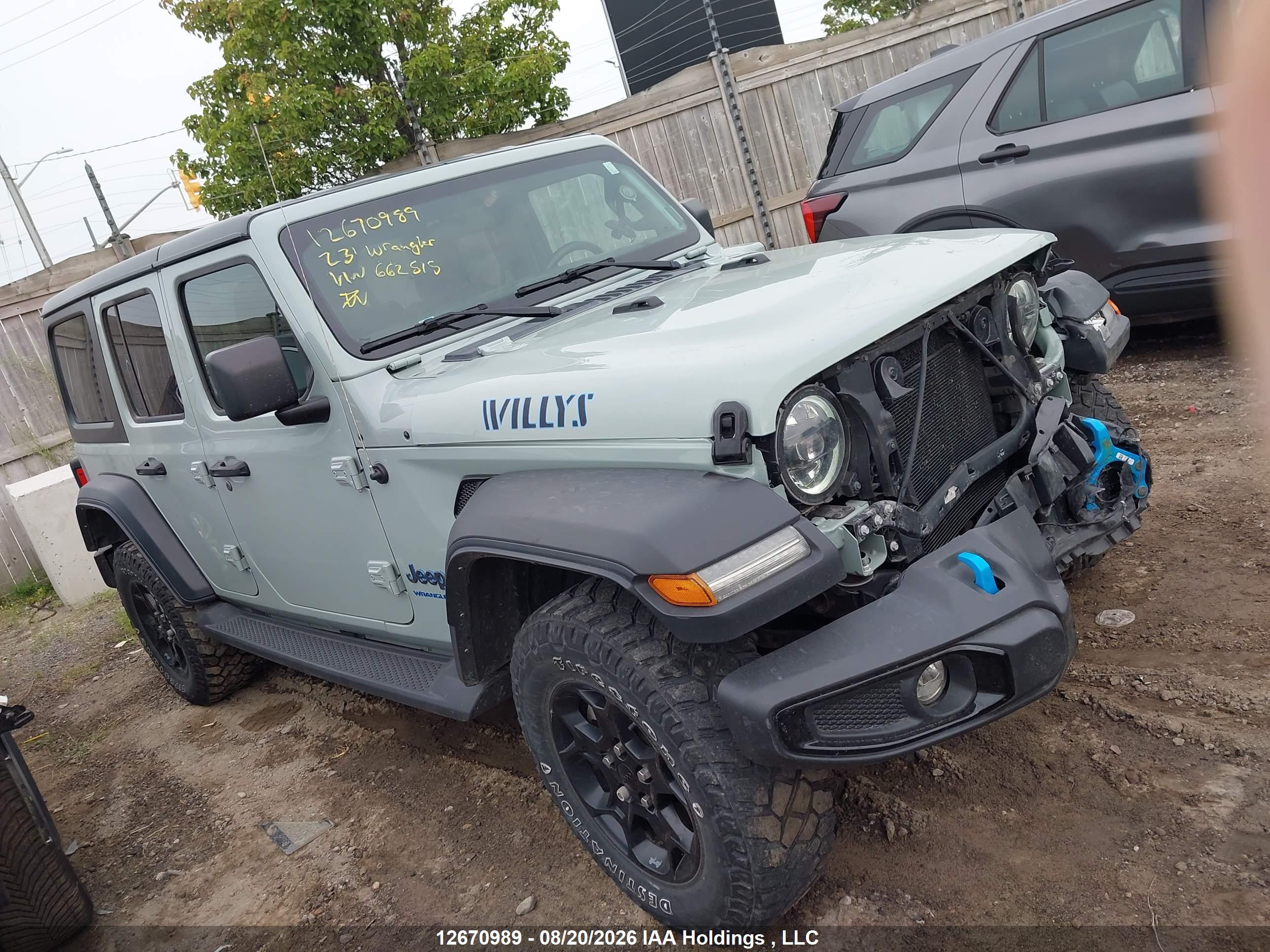 2023 JEEP WRANGLER 4XE