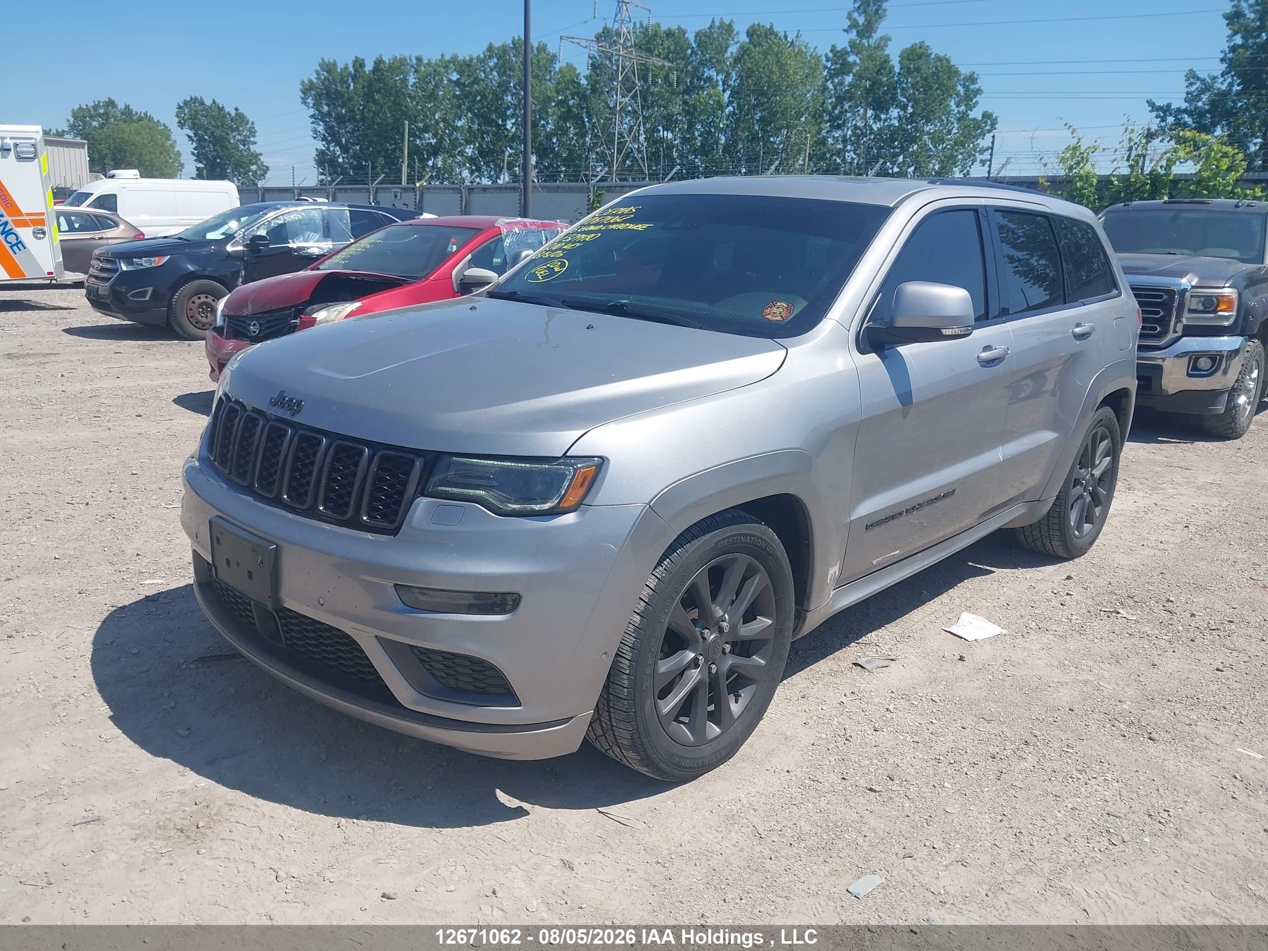 2018 JEEP GRAND CHEROKEE OVERLAND — I2