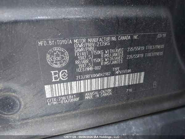 2019 TOYOTA RAV4