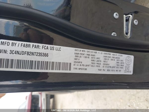 2022 JEEP COMPASS ALTITUDE