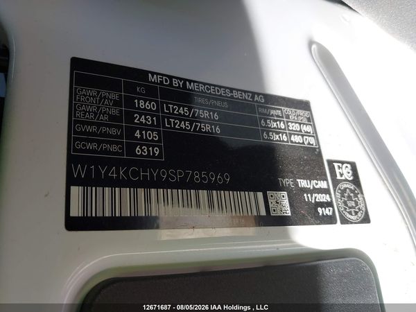 2025 MERCEDES-BENZ SPRINTER 2500 907 (VS30)