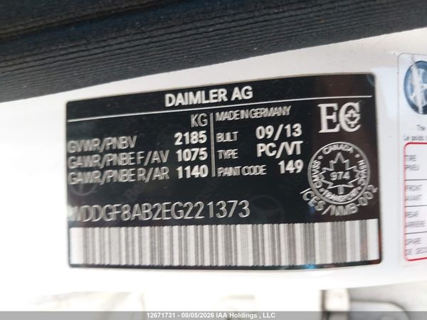 2014 MERCEDES-BENZ C 300 4MATIC