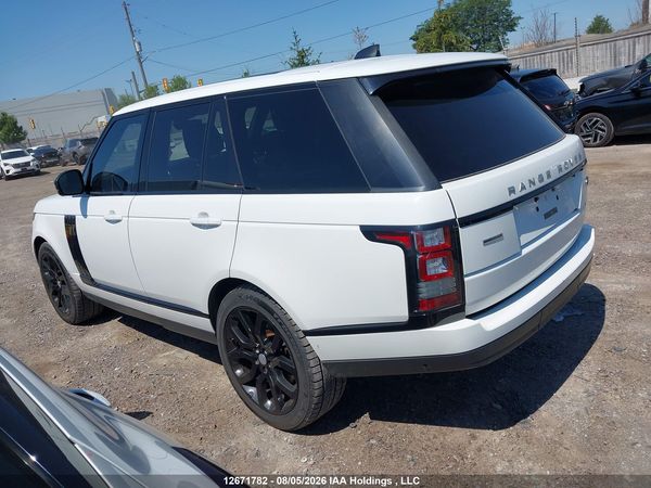 2017 LAND ROVER RANGE ROVER SUPERCHARGED