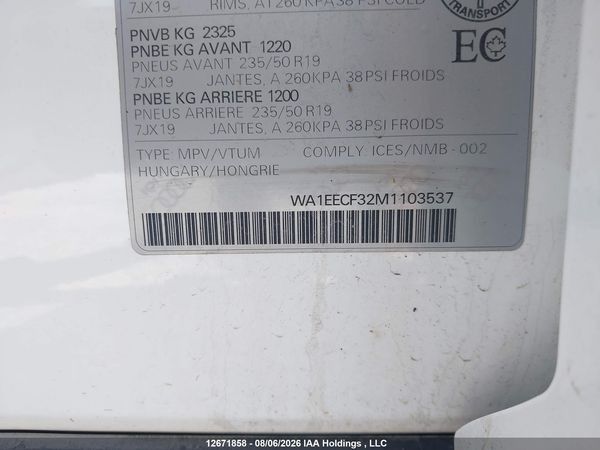 2021 AUDI Q3 45 PROGRESSIV