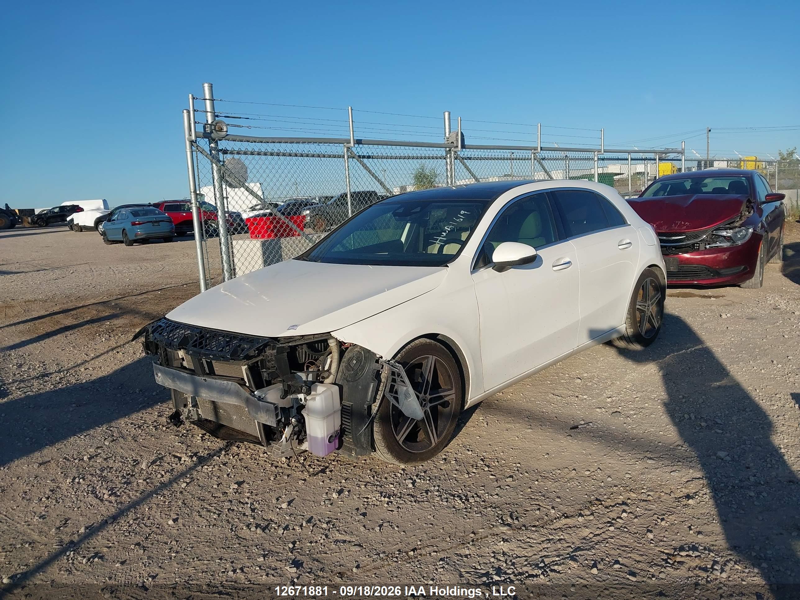 2019 MERCEDES-BENZ A 250 4MATIC — I2