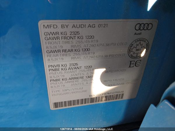 2021 AUDI Q3 45 TECHNIK