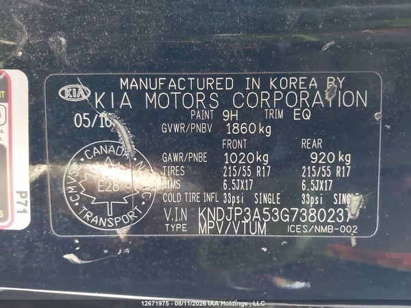 2016 KIA SOUL Exclaim