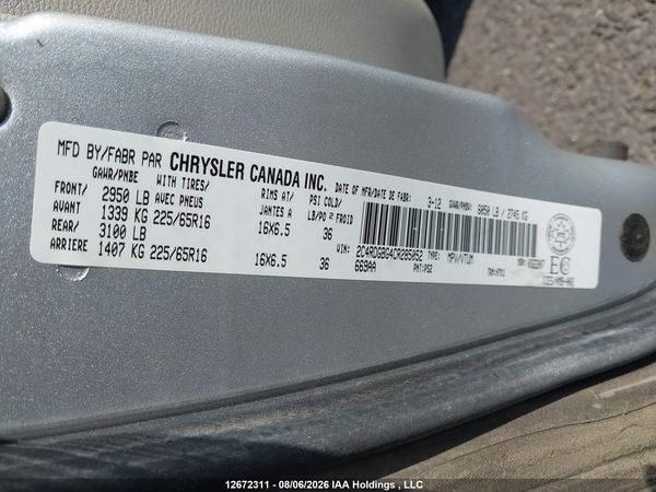 2012 DODGE GRAND CARAVAN SE/SXT