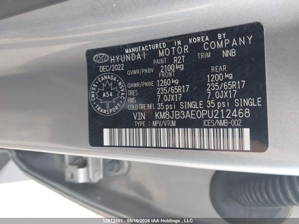 2023 HYUNDAI TUCSON PREFERRED FWD