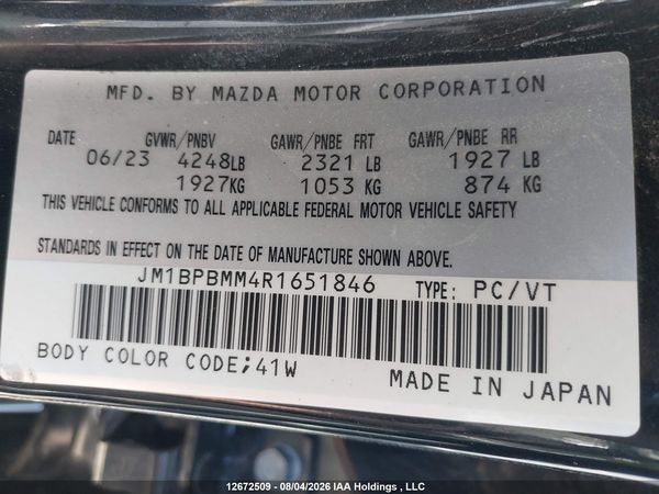 2024 MAZDA MAZDA3 GT