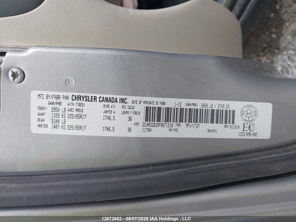 2015 DODGE GRAND CARAVAN SE