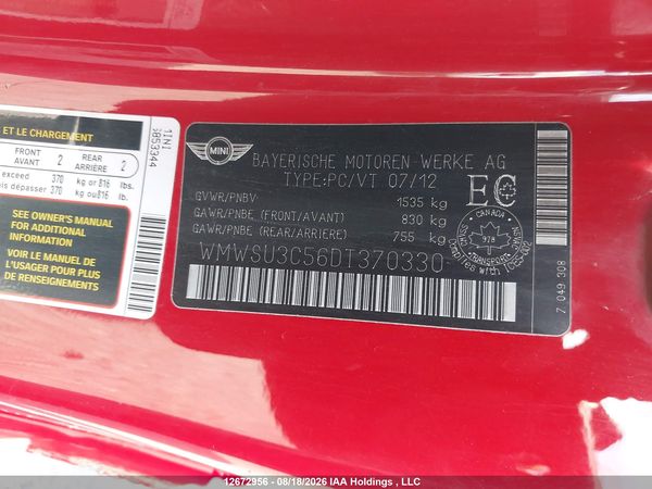 2013 MINI COOPER