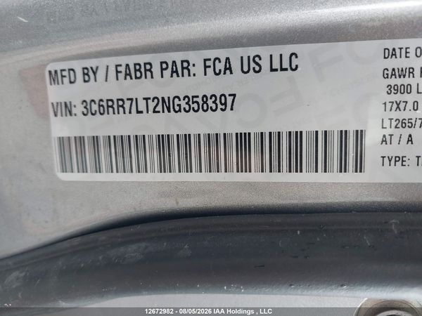 2022 RAM 1500 CLASSIC SLT