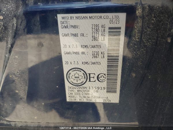 2023 NISSAN MURANO PLATINUM