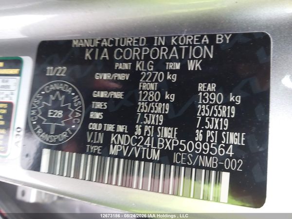 2023 KIA EV6 WIND — I9