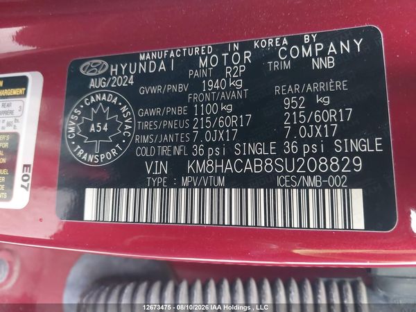 2025 HYUNDAI KONA ESSENTIAL 4P TI