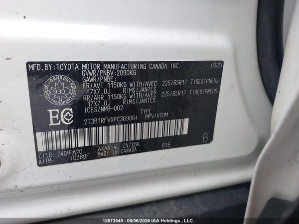 2023 TOYOTA RAV4 LE