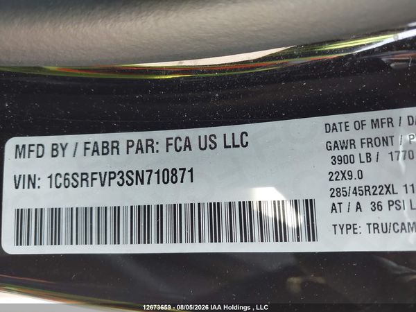 2025 RAM 1500 SPORT