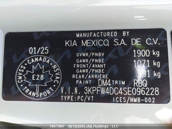 2025 KIA K4