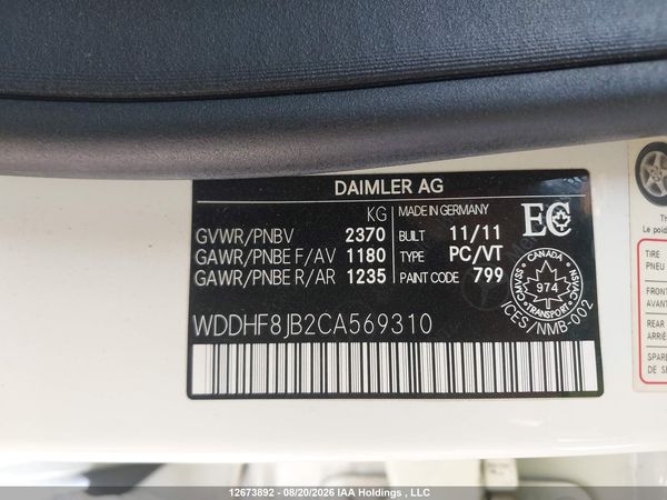 2012 MERCEDES-BENZ E 350 4MATIC