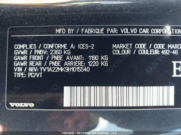 2017 VOLVO S90 T6 MOMENTUM