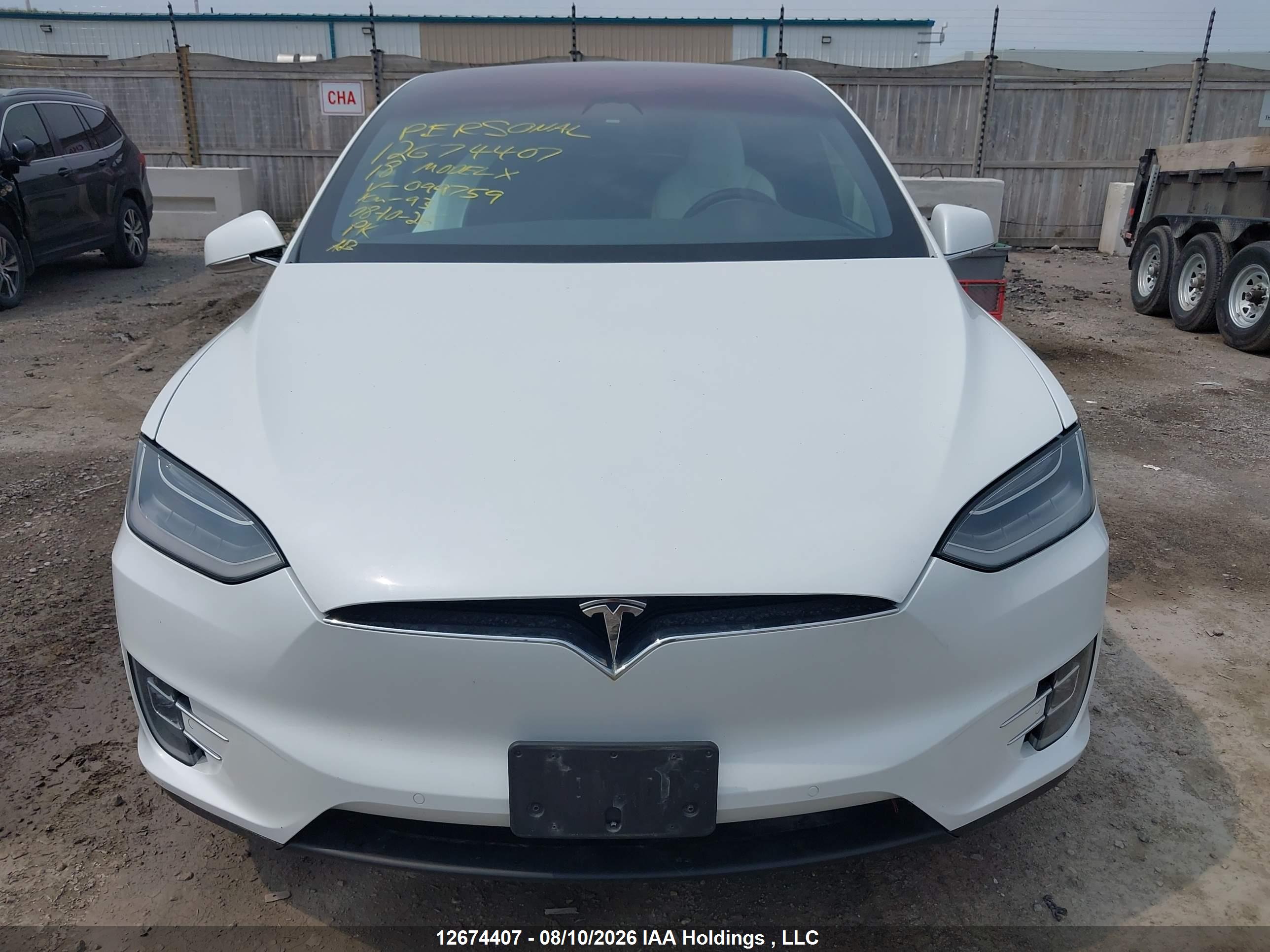 2018 TESLA MODEL X