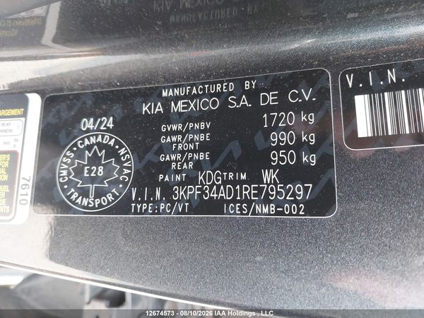 2024 KIA FORTE — I18