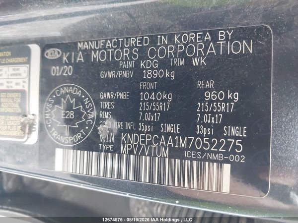 2021 KIA SELTOS LX