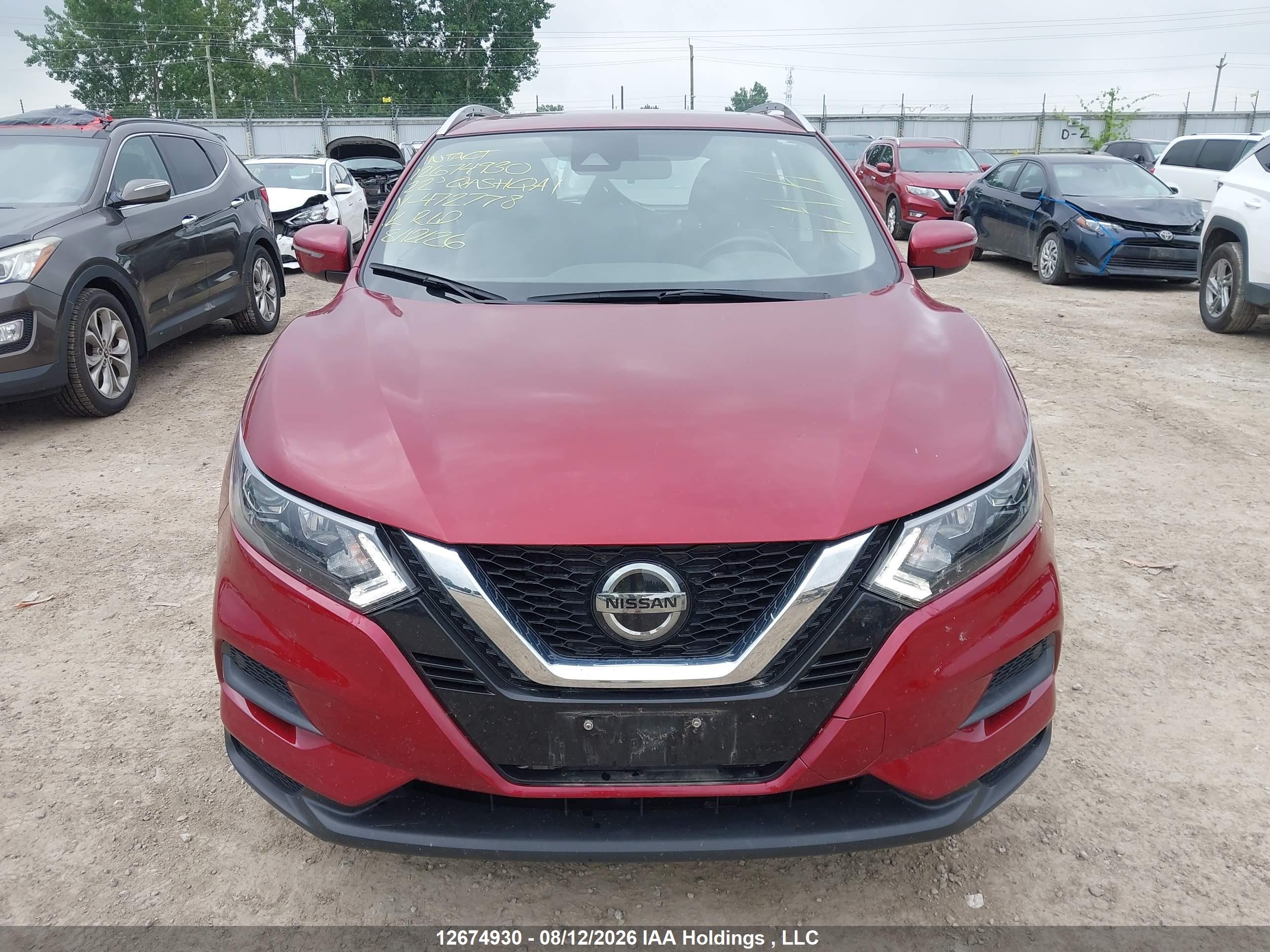 2022 NISSAN QASHQAI SL/SV