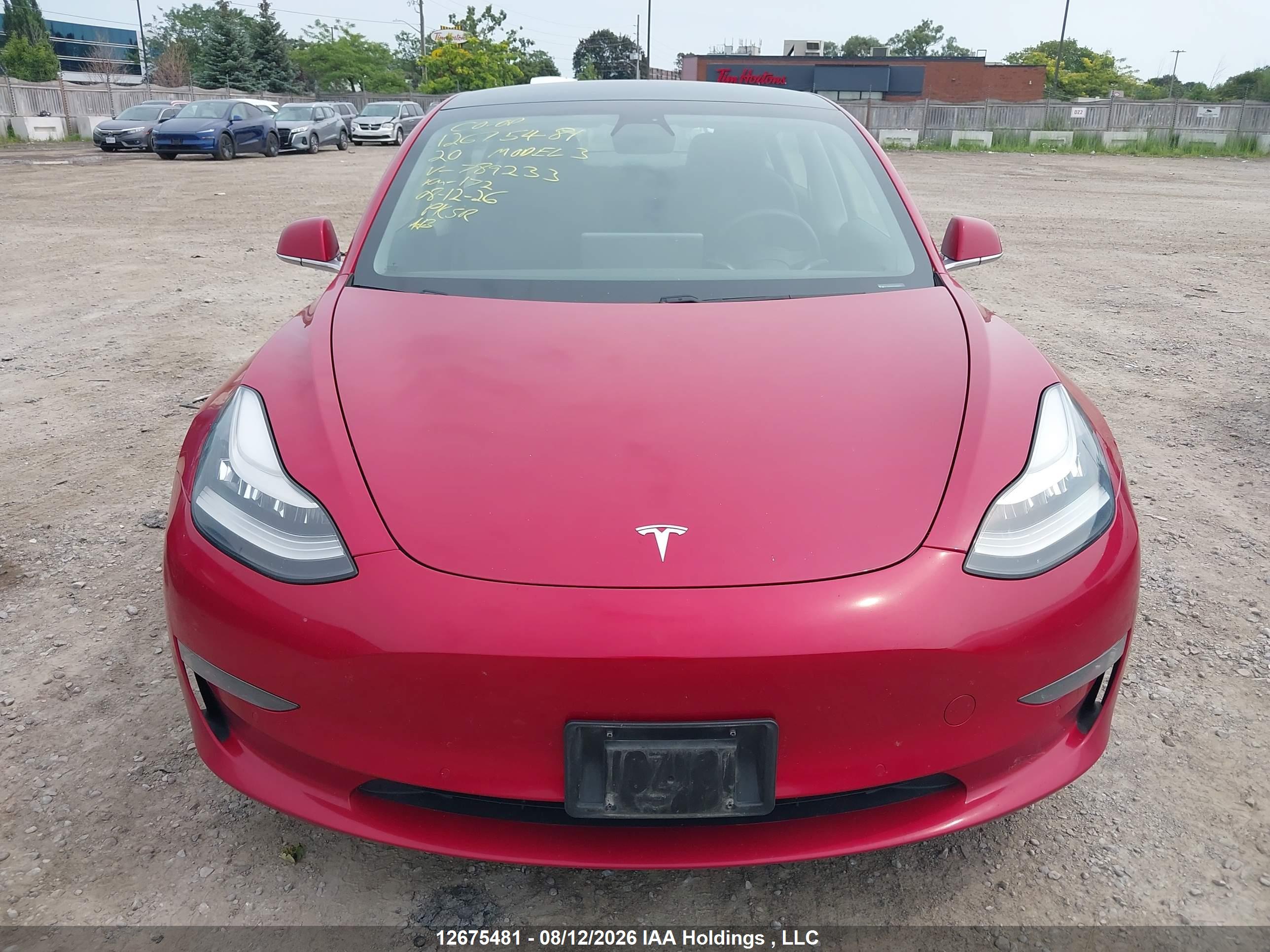 2020 TESLA MODEL 3 LONG RANGE