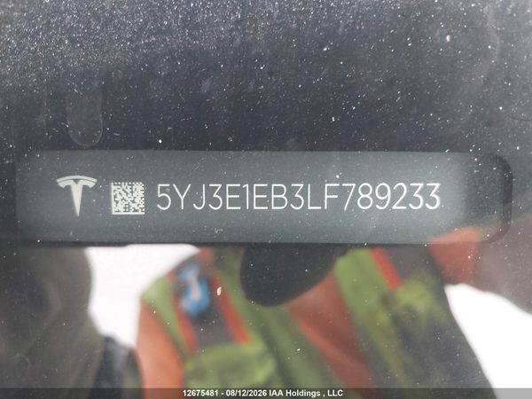 2020 TESLA MODEL 3 LONG RANGE