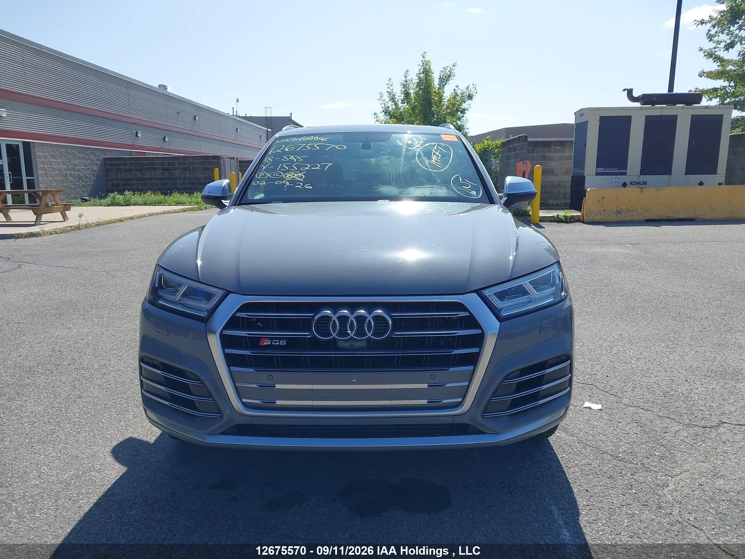 2018 AUDI SQ5 3.0T PROGRESSIV