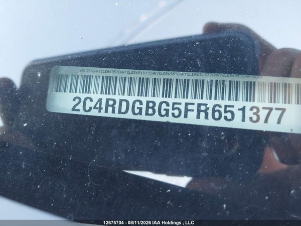 2015 DODGE GRAND CARAVAN SE/SXT — I19