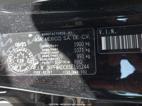2025 KIA K4