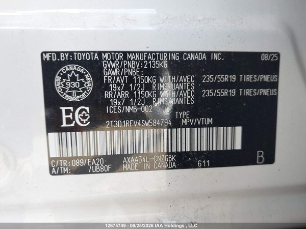 2025 TOYOTA RAV4 LIMITED