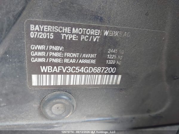 2016 BMW 535D XDRIVE