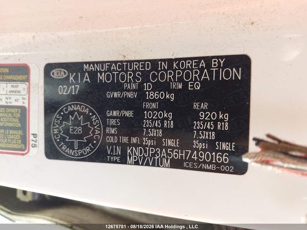 2017 KIA SOUL +