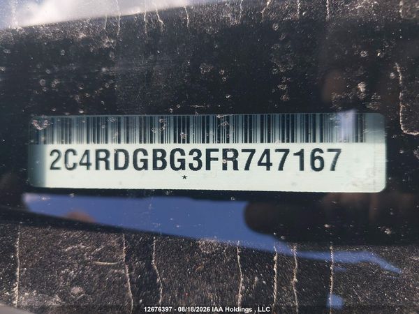 2015 DODGE GRAND CARAVAN SE — I18