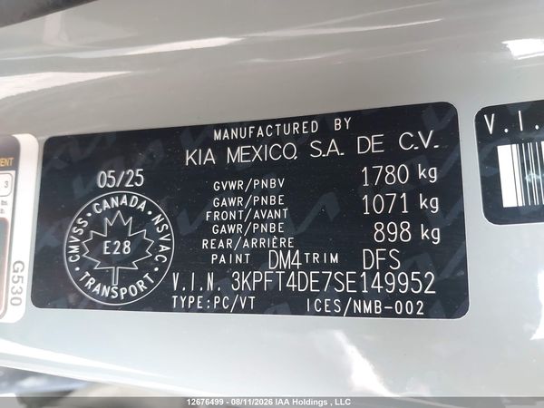 2025 KIA K4 LX/LXS