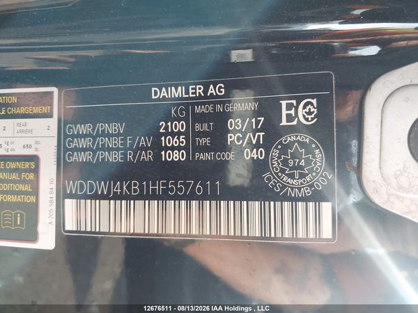 2017 MERCEDES-BENZ C 300 4MATIC