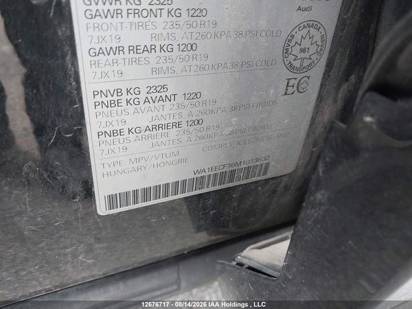 2021 AUDI Q3