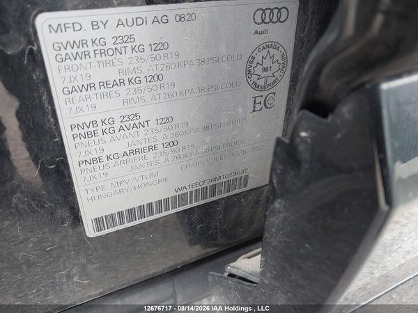 2021 AUDI Q3
